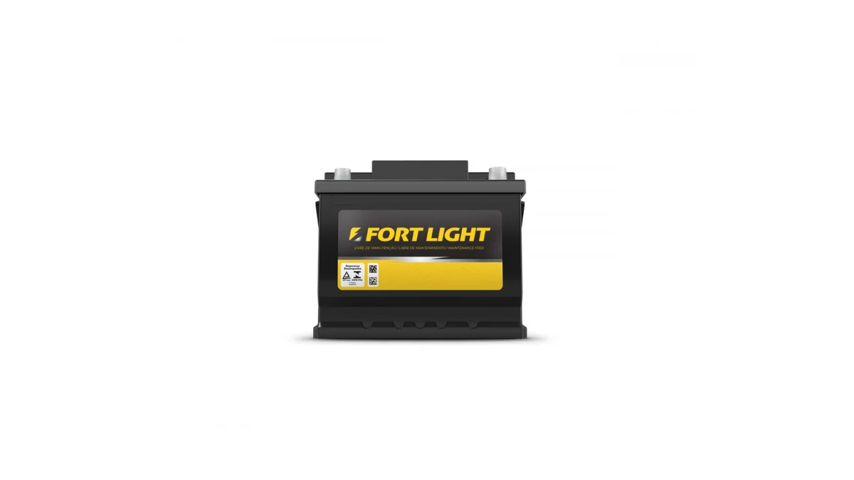 Bateria Fort Light 45Ah, entrega e instalação em Americana