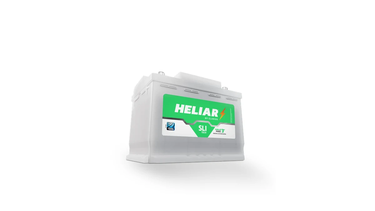 Bateria Heliar 60Ah EFB SLI Tech, entrega e instalação em Americana