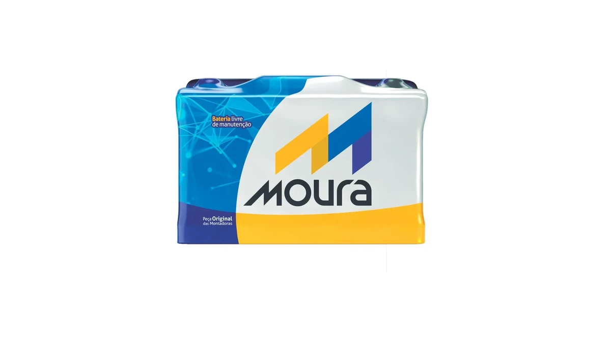 Bateria Moura 60Ah, entrega e instalação em Americana